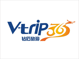 V-trip365 鉆石旅游標志設計與理念說明