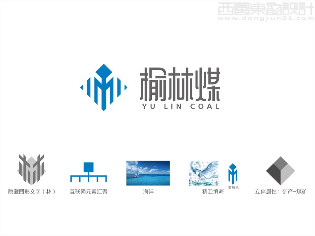 煤炭科學研究總院榆林煤logo設計創意說明