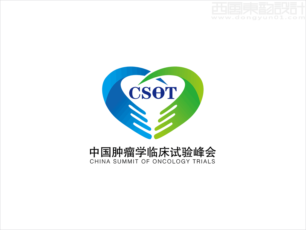 中國腫瘤學臨床試驗峰會logo設計圖片