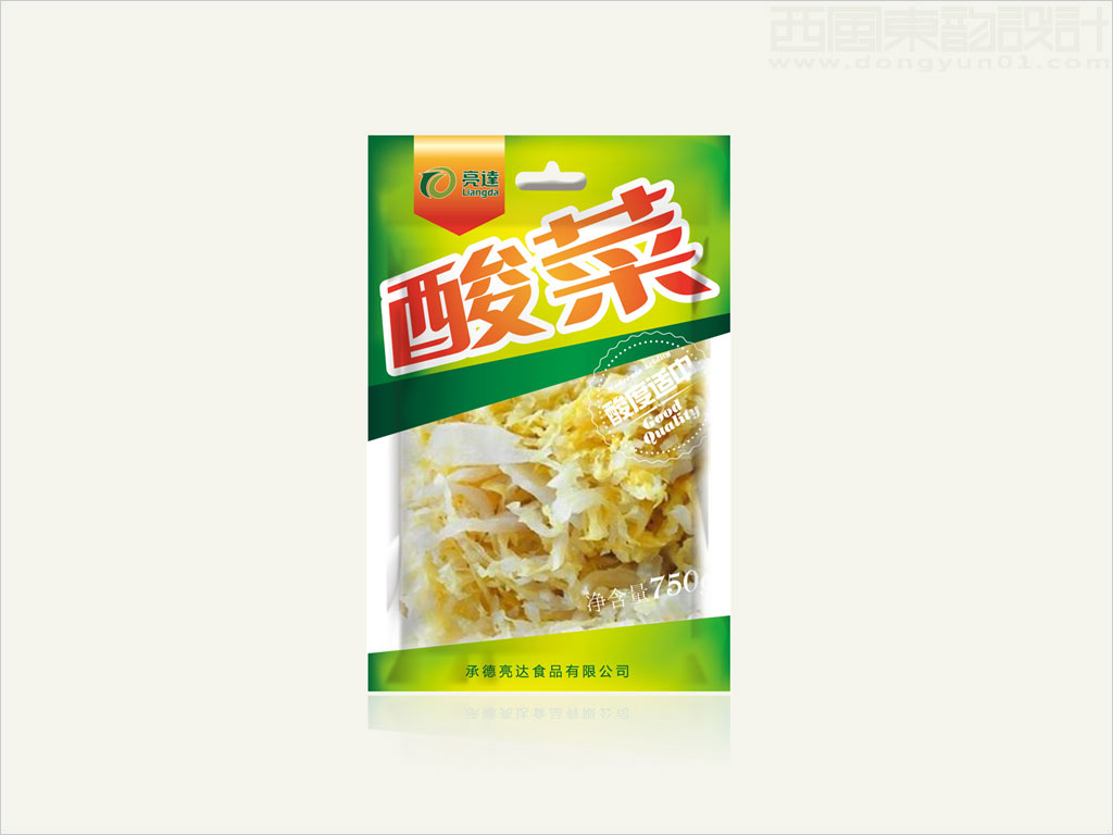 承德亮達食品有限公司酸菜包裝設計