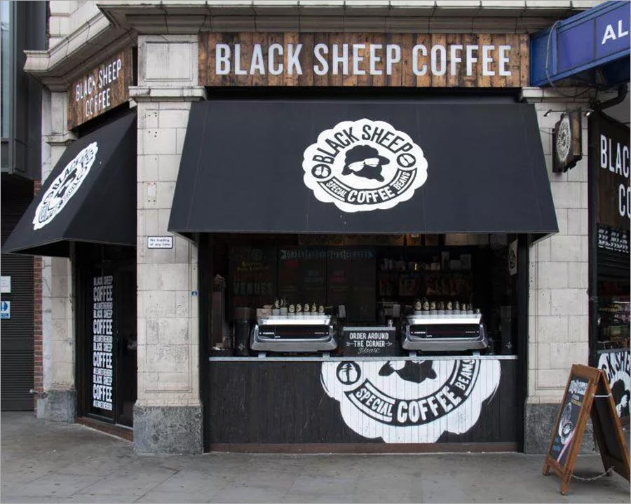 Black Sheep Coffee logo設計