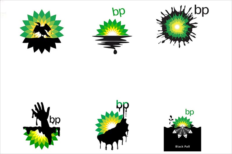 BP 標志設計被惡搞