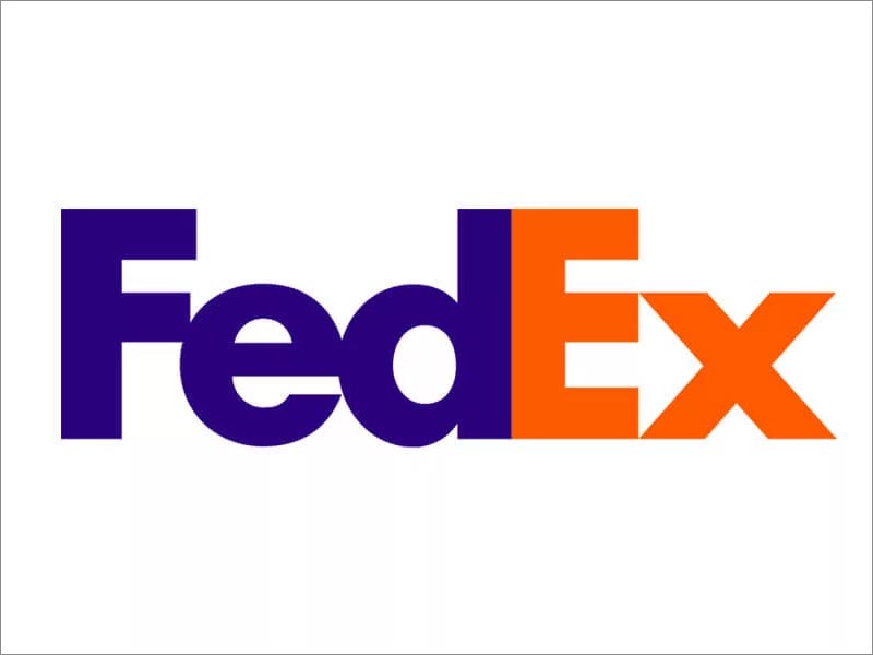 FedEx logo設計中的 - Futura Bold字體