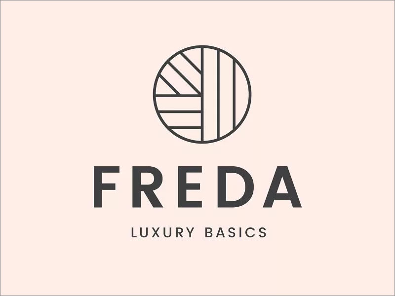 Freda Luxury Basics幾何形logo設(shè)計案例