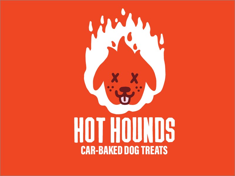 Hound Hounds 汽車烤狗logo設計