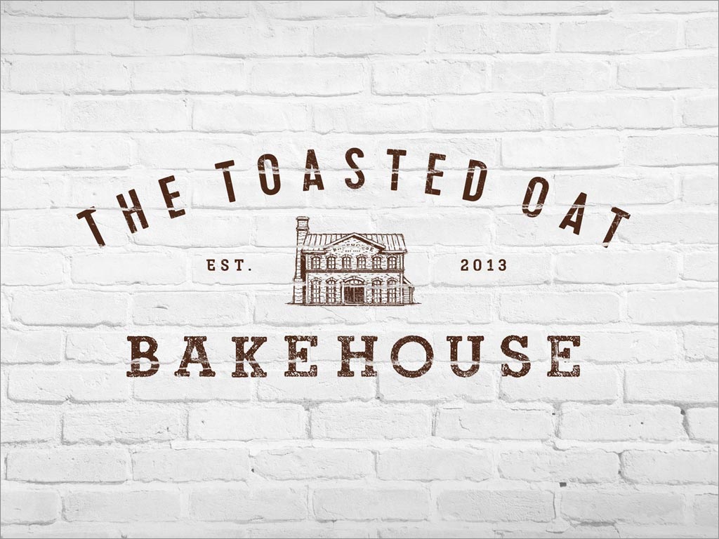 美國THE TOASTED OAT BAKEHOUSE面包品牌logo設計