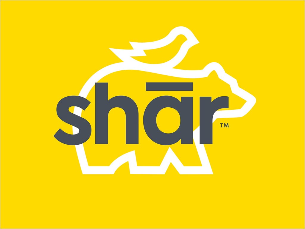 美國shar零食品牌logo設計