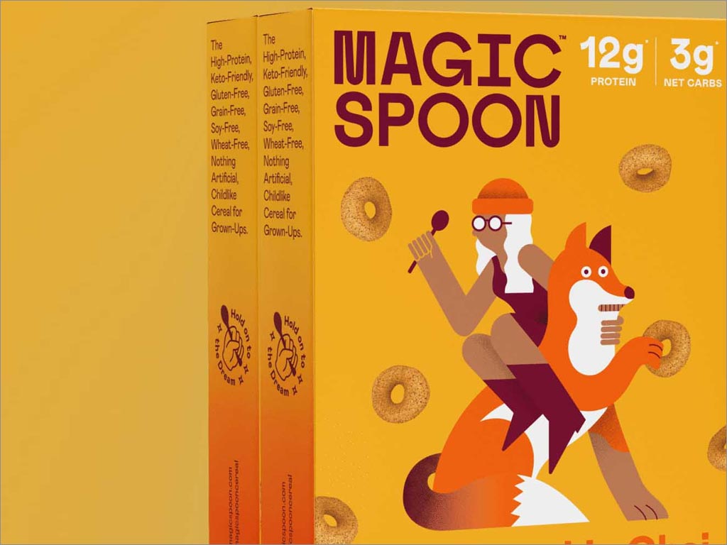 Magic Spoon兒童谷物食品包裝設計