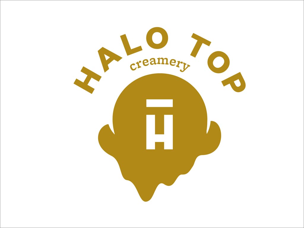 Halo Top冰淇淋品牌logo設(shè)計(jì)