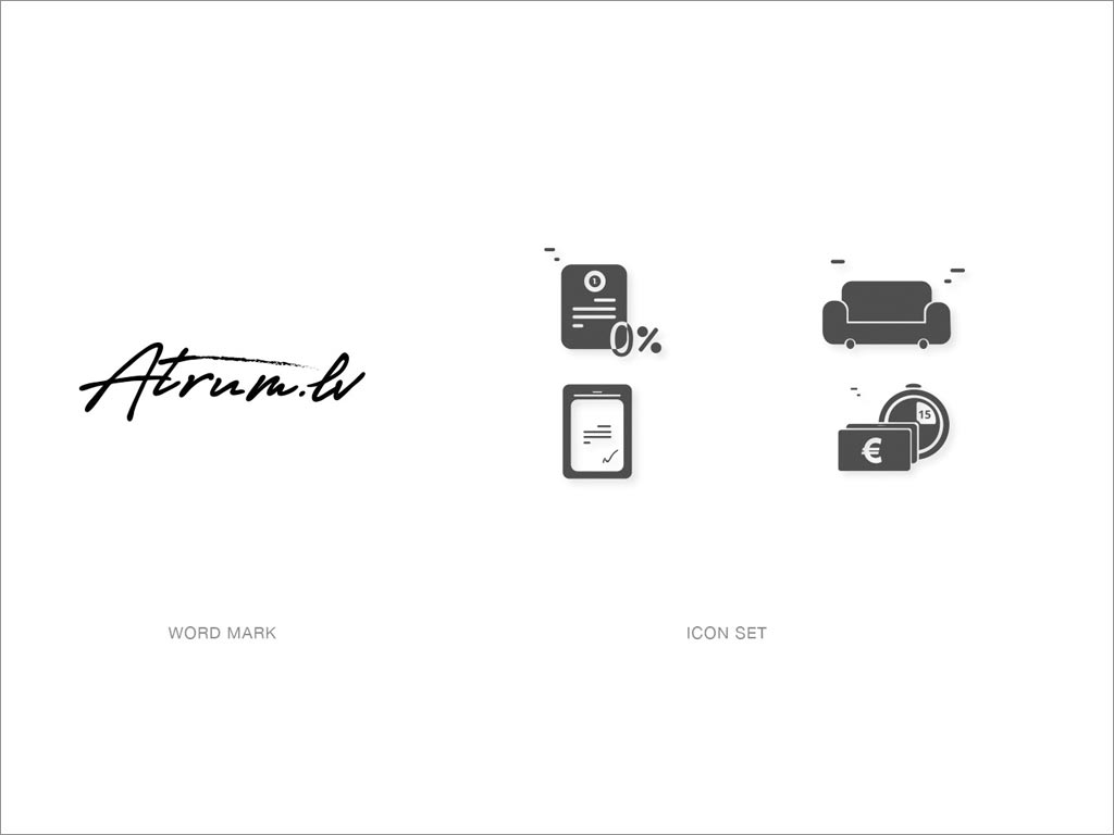 Atrum.lv金融信用公司形象之ICON設計