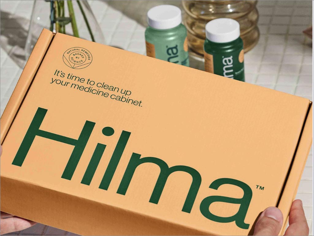 Hilma保健品禮盒包裝設計