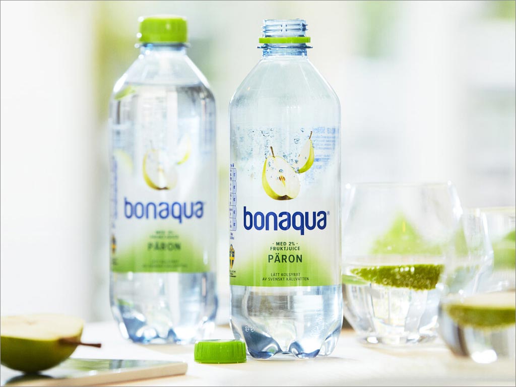 Bonaqua雪梨味礦物質水包裝設計