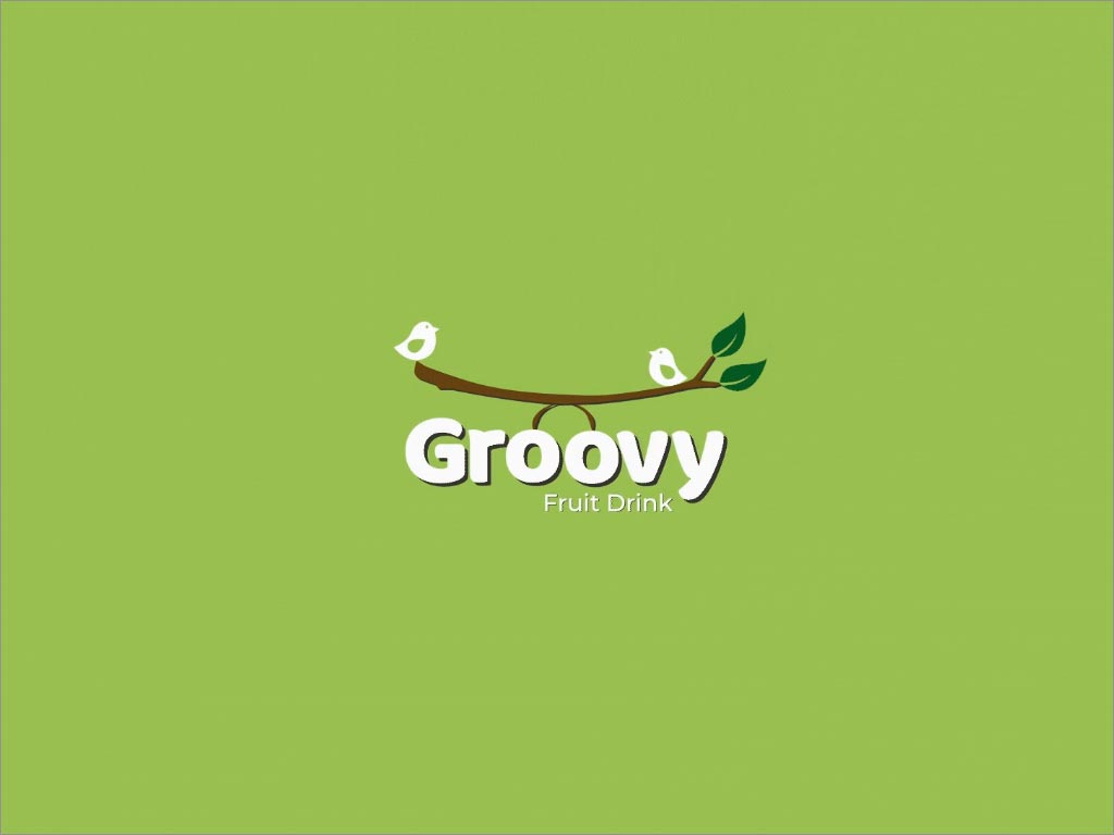 Groovy果汁品牌logo設計