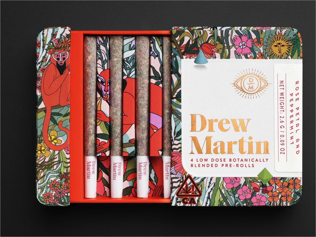 英國Drew Martin香煙包裝設(shè)計之開盒展示