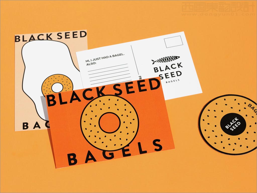 美國Black Seed Bagel食品品牌形象設計之光盤封面設計