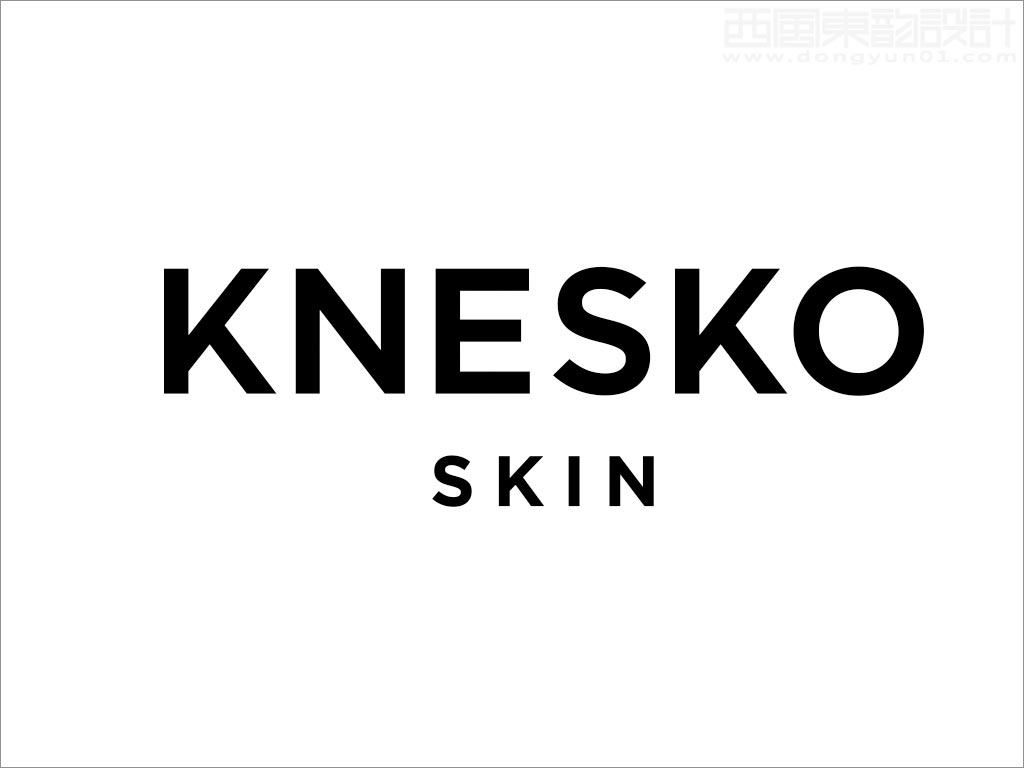 美國KNESKO SKIN化妝品品牌logo設計