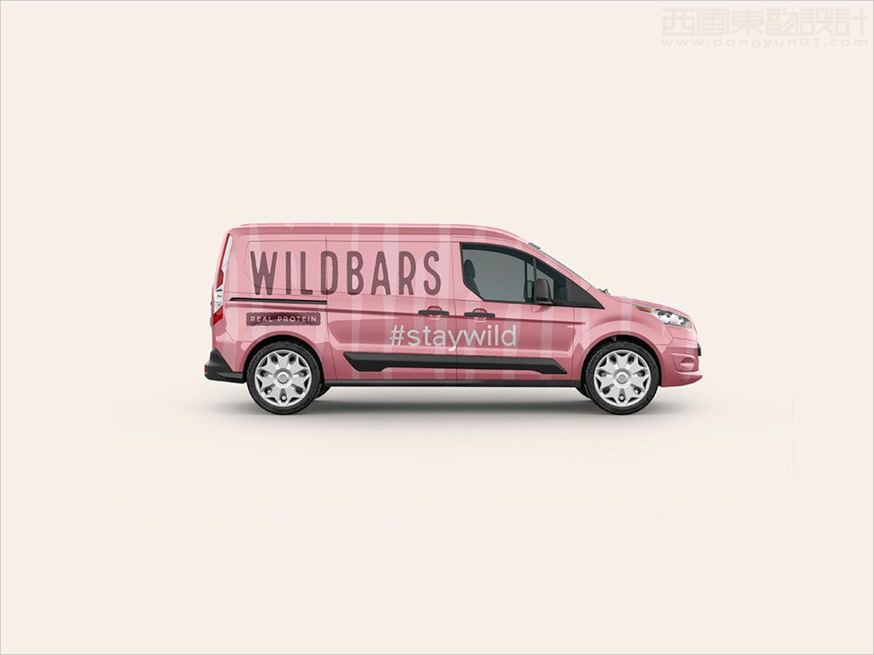 Wildbars蛋白質代餐棒車體設計