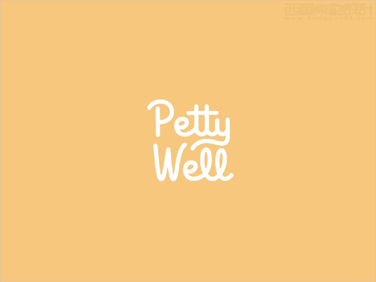 法國Petty Well寵物狗糧食品logo設計