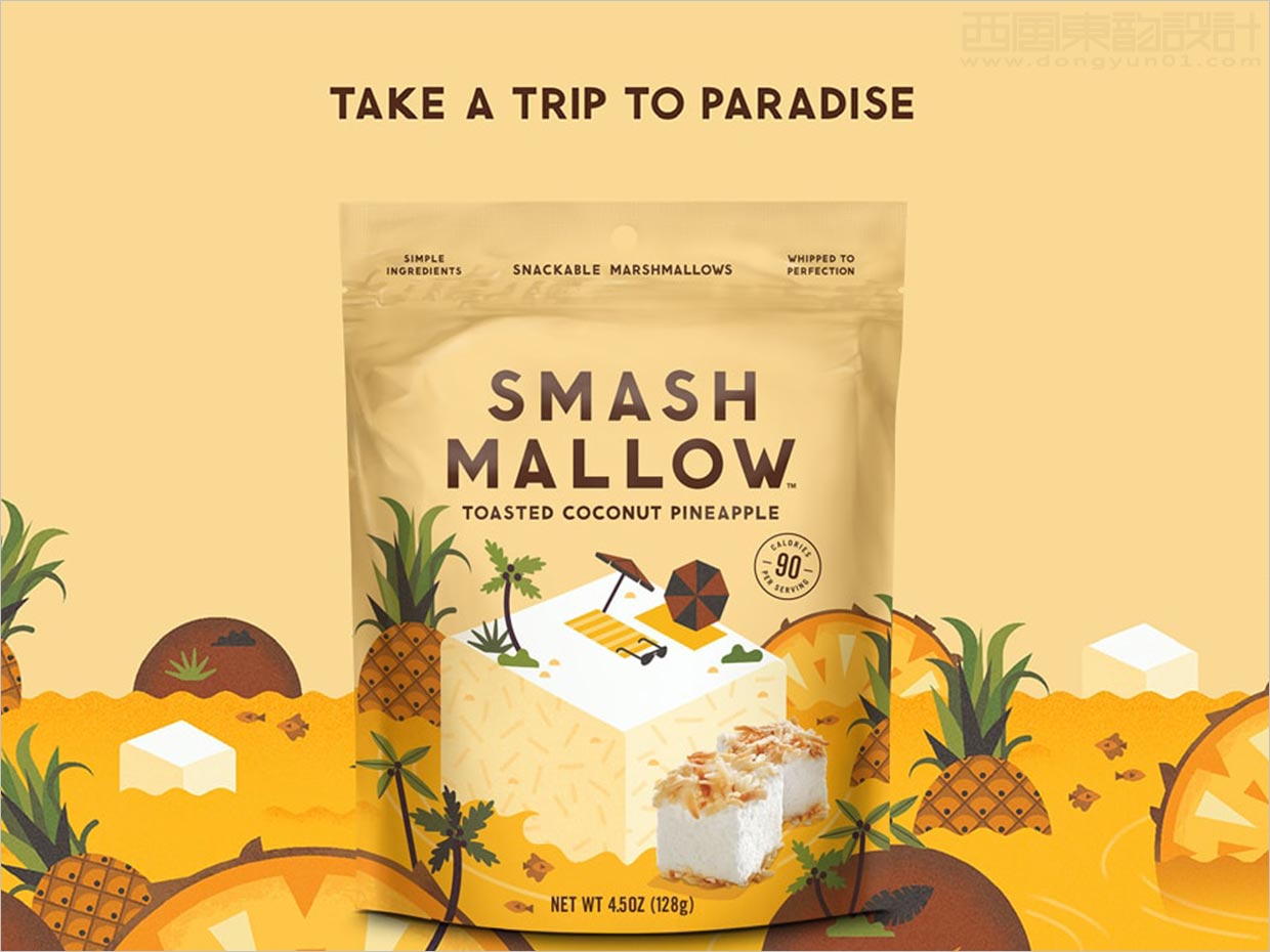 英國Smashmallow棉花糖休閑食品包裝設計