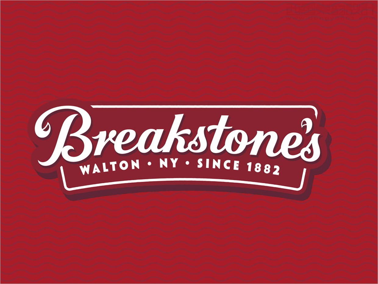 Breakstone奶酪乳制品品牌logo設計