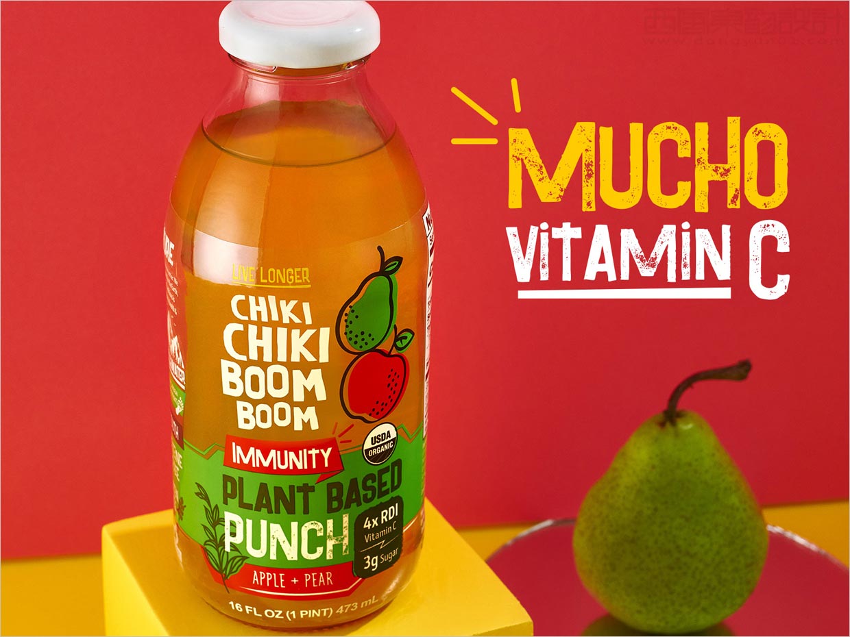 厄瓜多爾Chiki Chiki Boom Boom果汁飲料包裝設計