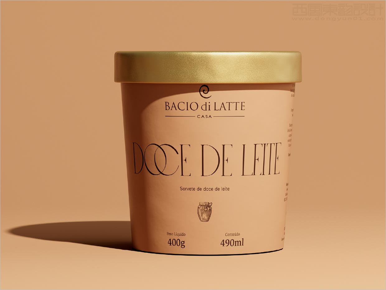 Bacio di Latte Casa冰淇淋包裝設計