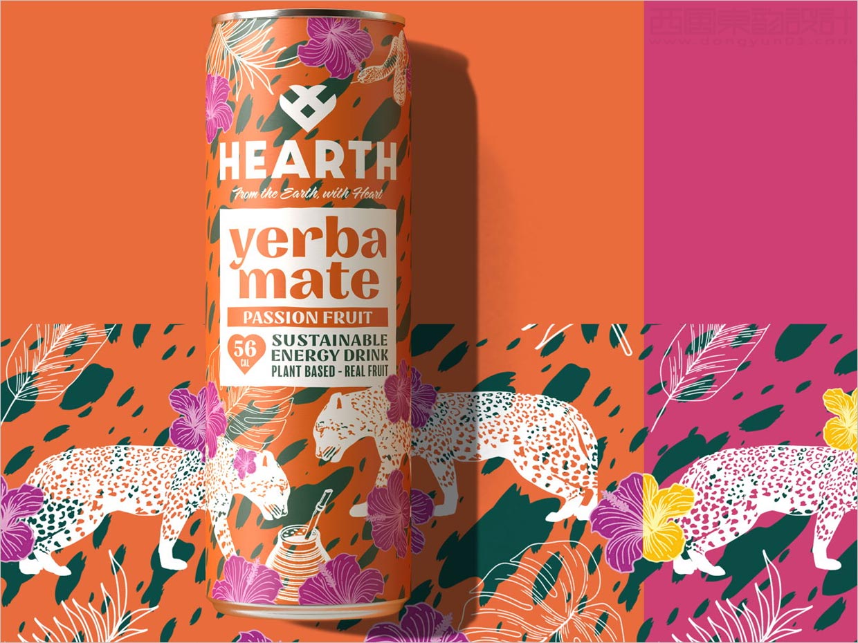 Hearth Yerba Mate馬黛茶葉飲料包裝設計