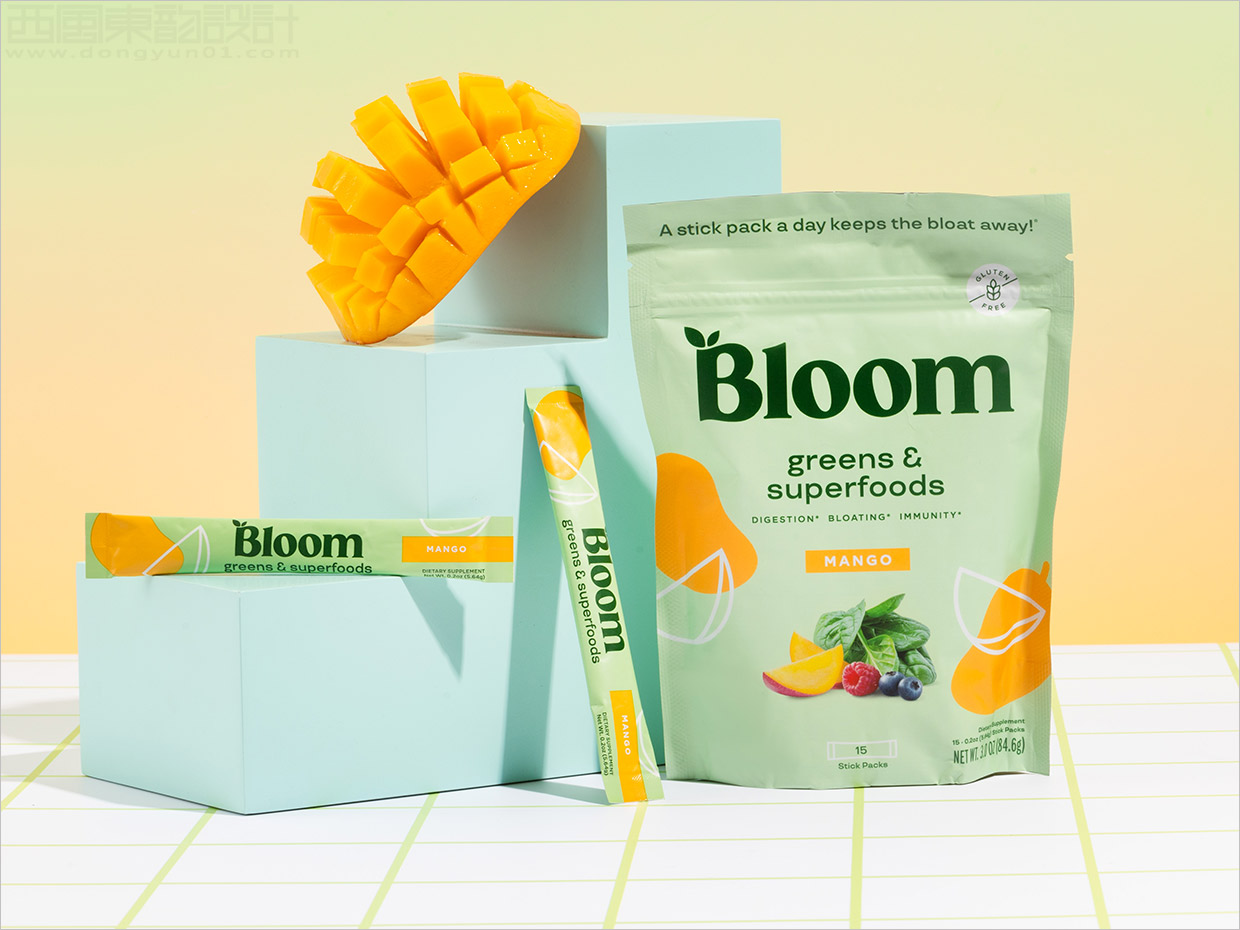 Bloom保健食品包裝袋設計