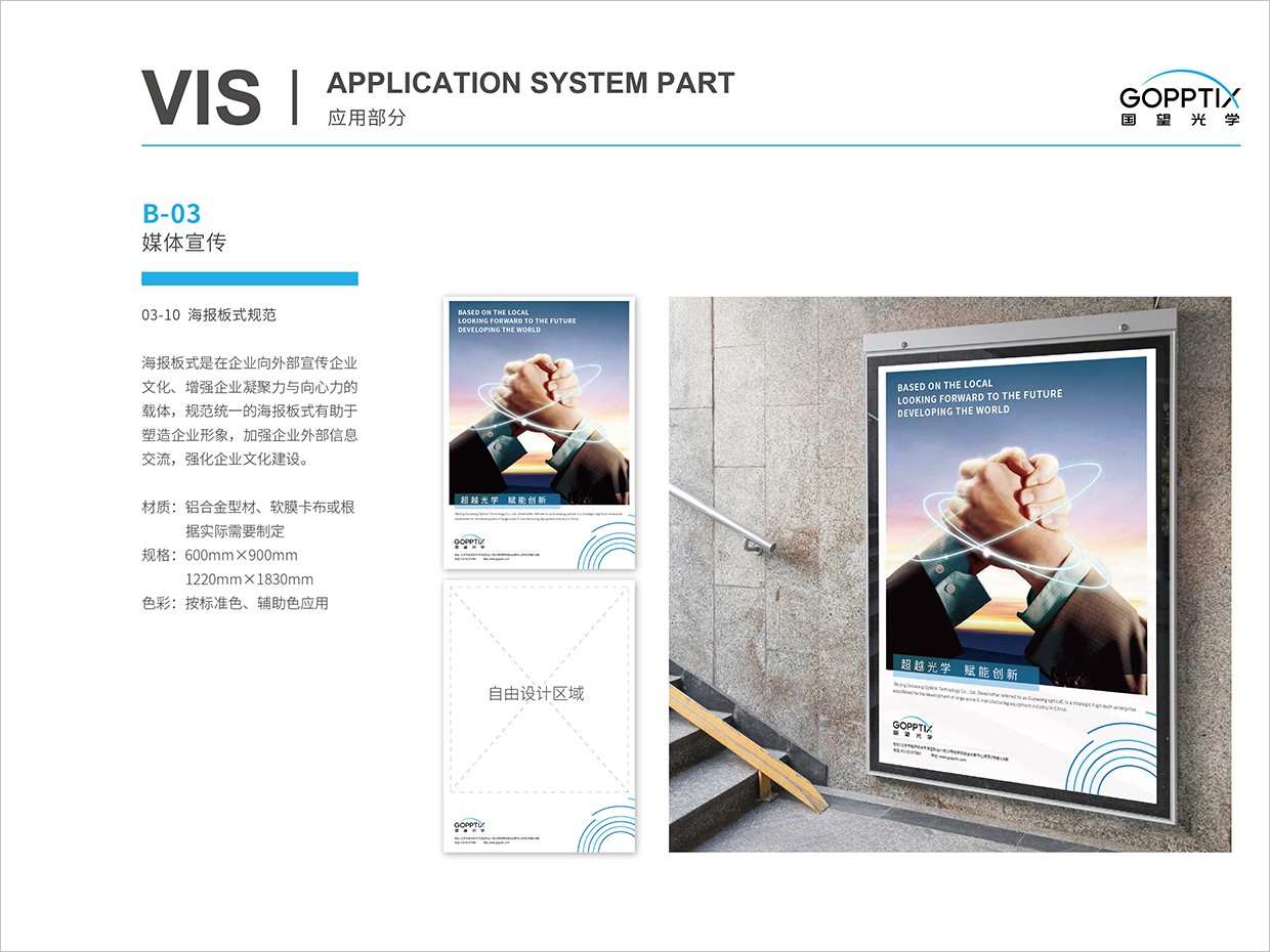 北京國(guó)望光學(xué)科技公司全案VI設(shè)計(jì)之海報(bào)版式規(guī)范設(shè)計(jì)