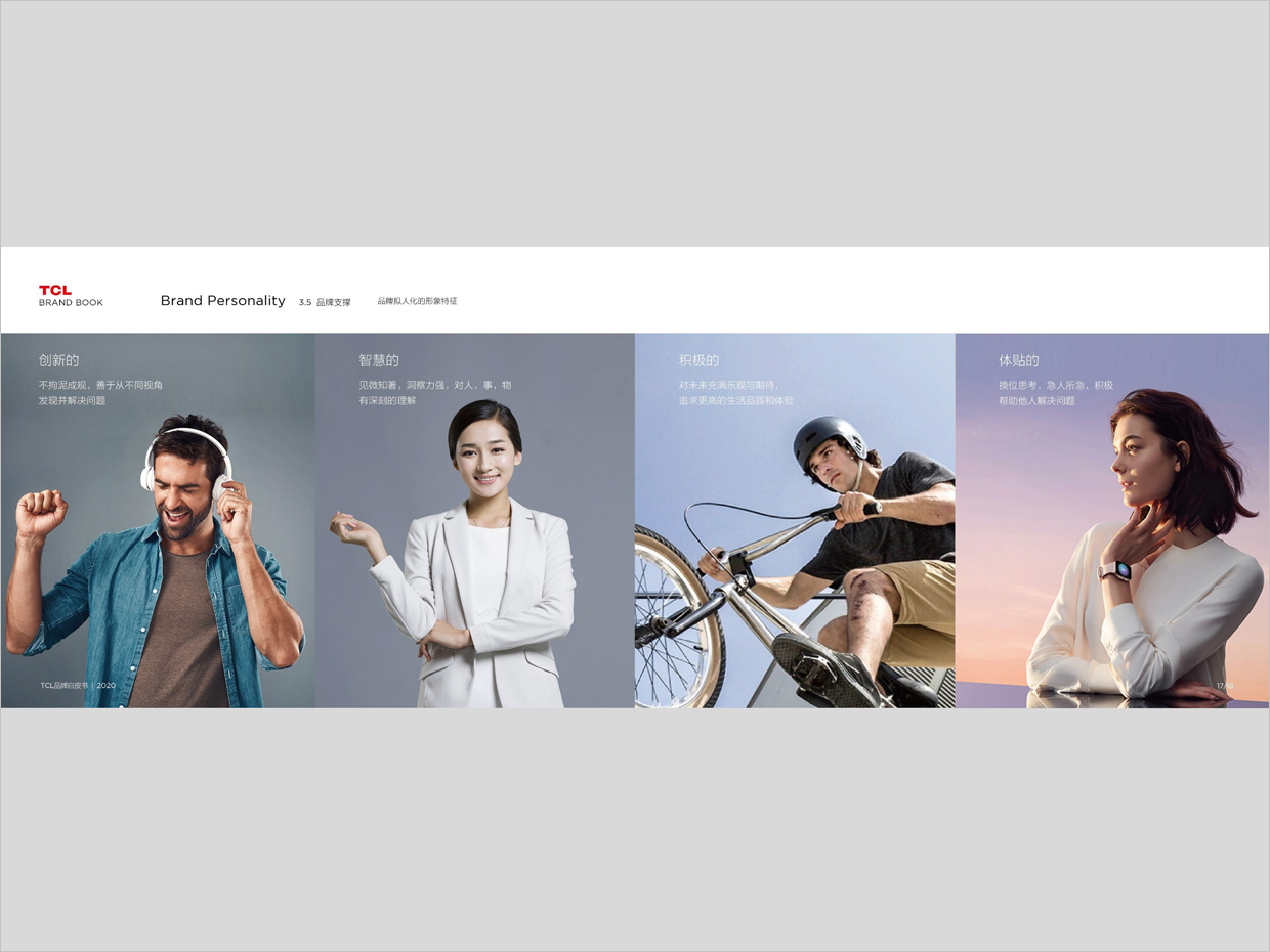 TCL科技集團公司智能終端業務品牌白皮書設計之品牌支撐頁面設計